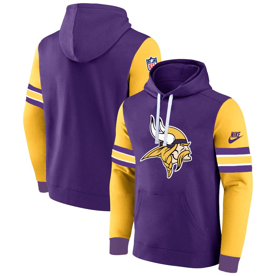 Men 2023 NFL Minnesota Vikings purple Sweatshirt style 1031